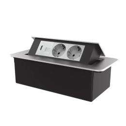Розетка LIVOLO VL-SHS013-TC.CP.HD-IP-S Silver