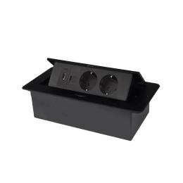 Розетка LIVOLO VL-SHS013-TC-BP-B Black