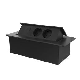 Розетка LIVOLO VL-SHS013-TC.UA.UC-BP-B Black
