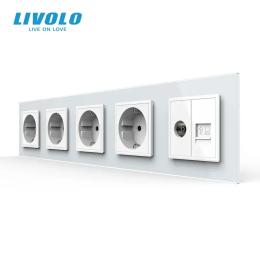 Розетка LIVOLO VL-C7FCTC16A-10WS06 Matte White