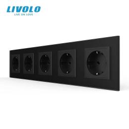 Розетка LIVOLO VL-C7FCTC16A-10BS06 Matte Black