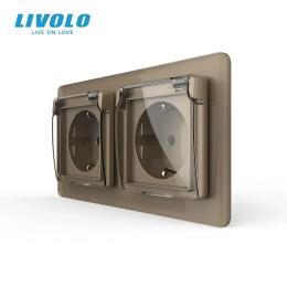 Розетка LIVOLO VL-C7FCTC16A/FCTC16A/XW001-4AS05 Gold