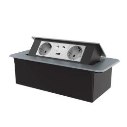 Розетка LIVOLO VL-SHS013-TC.CP.HD-IP-G Gray