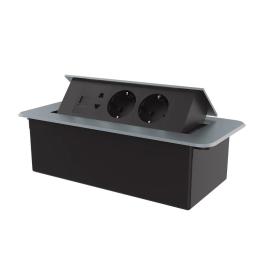 Розетка LIVOLO VL-SHS013-TC.CP.T25-BP-G Gray