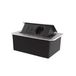Розетка LIVOLO VL-SHS012-TC.CP.HD-BP-S Silver