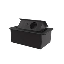 Розетка LIVOLO VL-SHS012-TC.UA.UC-BP-B Black