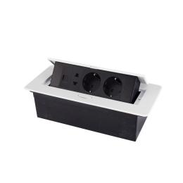 Розетка LIVOLO VL-SHS013-TC.CP.T25-BP-W White
