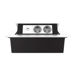 Розетка LIVOLO VL-SHS013-TC.UC45W-WP-W White