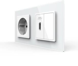 Розетка LIVOLO VL-C7FCTC16A/FCHD/FCMB-4WP White