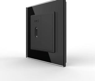 Розетка LIVOLO VL-C7FCHD/FCMB-2BP Black