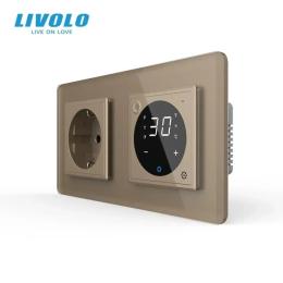 Розетка LIVOLO VL-C7FCTC16A-4AS05 Gold