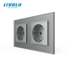 Розетка LIVOLO VL-C7FCTC16A-4IS06 Gray