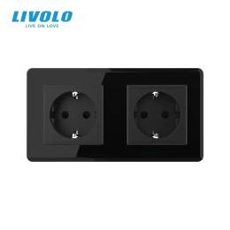 Розетка LIVOLO VL-C7FCTC16A-4BS05 Black