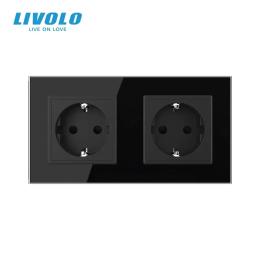 Розетка LIVOLO VL-C7FCTC16A-4BP Black