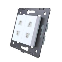 Розетка LIVOLO VL-C7FCT25/FCT25-2WP White