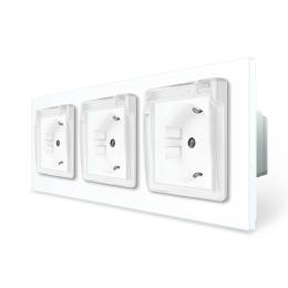 Розетка LIVOLO VL-C7FCTC16A/XW001-6WP White