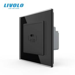 Розетка LIVOLO VL-C7FCUC-2BP Black