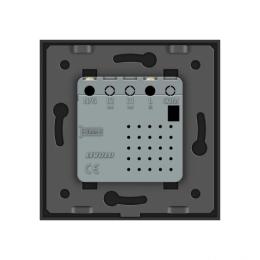 Розетка LIVOLO VL-C7FCUA18W.UC18W-2BP Black