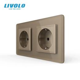 Розетка LIVOLO VL-C7FCTC16A/FCCP/FCMB-4AS05 Gold