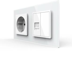 Розетка LIVOLO VL-C7FCTC16A/FCCP/FCMB-4WP White