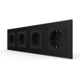 Розетка LIVOLO VL-C7FCTC16A/FCT22-4BS06 Matte Black
