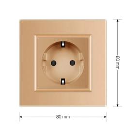Розетка LIVOLO VL-C7C1EUC1C-13 Gold