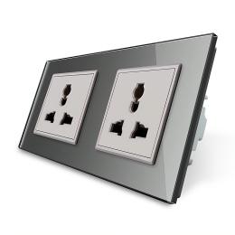 Розетка LIVOLO VL-C7FCT22-4IS06 Matte Gray