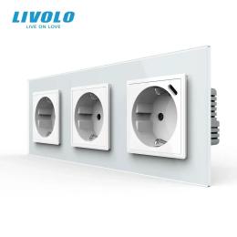 Розетка LIVOLO VL-C7FCTC16A/CTF16A.UC18W-6WP White