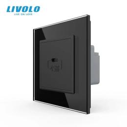 Розетка LIVOLO VL-C7FCUC-2BS05 Black