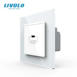 Розетка LIVOLO VL-C7FCUC-2WP White
