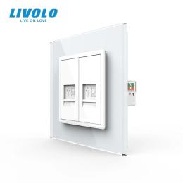 Розетка LIVOLO VL-C7FCCP/FCCP-2WP White