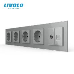 Розетка LIVOLO VL-C7FCTC16A/FCCP/FCMB-10IS06 Matte Gray
