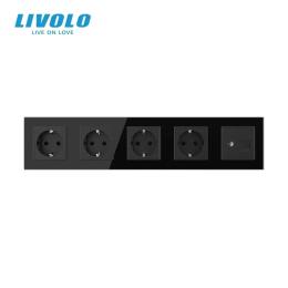 Розетка LIVOLO VL-C7FCTC16A/FCCP/FCMB-10BS05 Black