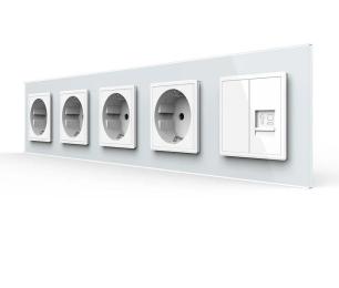 Розетка LIVOLO VL-C7FCTC16A/FCCP/FCMB-10WP White