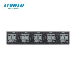 Розетка LIVOLO VL-C7FCTC16A/FCCP/FCTV-10IS05 Gray