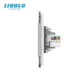 Розетка LIVOLO VL-C7FCTC16A/FCCP/FCTV-10WP White