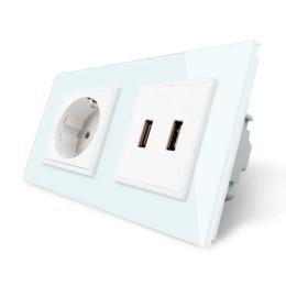 Розетка LIVOLO VL-C7C1EU2USB-11 White