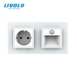 Розетка LIVOLO VL-C7FCTC16A/FCL-4WP White
