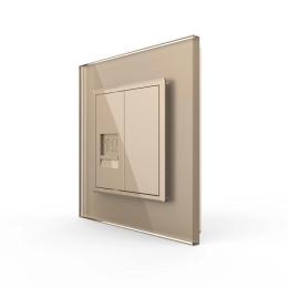 Розетка LIVOLO VL-C7FCCP/FCMB-2AS05 Gold