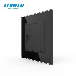 Розетка LIVOLO VL-C7FCCP/FCMB-2BS05 Black