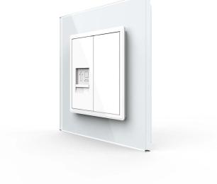 Розетка LIVOLO VL-C7FCCP/FCMB-2WP White