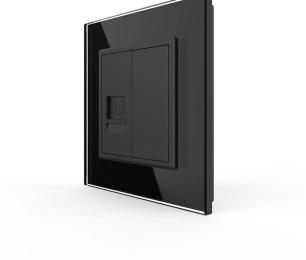 Розетка LIVOLO VL-C7FCCP/FCMB-2BP Black