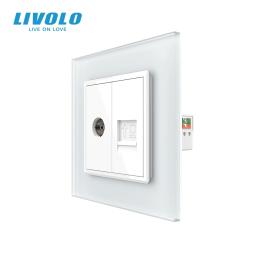 Розетка LIVOLO VL-C7FCCP/FCTV-2WS06 White