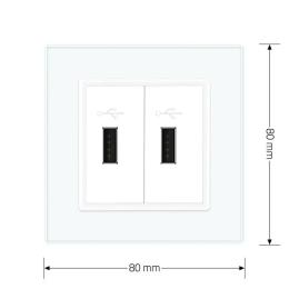 Розетка LIVOLO VL-C7FCUA/FCUA-2WS05 White