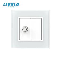 Розетка LIVOLO VL-C7FCSL/FCMB-2WS06 Matte White