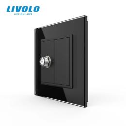 Розетка LIVOLO VL-C7FCSL/FCMB-2BS05 Black