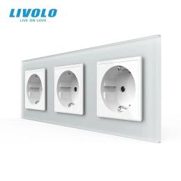 Розетка LIVOLO VL-C7FCTC16A/FCCP/FCMB-6WS06 Matte White