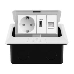 Розетка LIVOLO VL-SHS016-TC.UA.CP-WP-W White