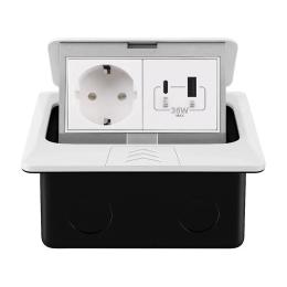 Розетка LIVOLO VL-SHS016-TC.UA.UC-WP-W White