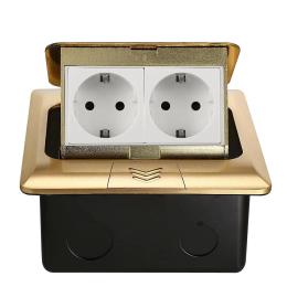 Розетка LIVOLO VL-SHS016-TC-WP-A Gold